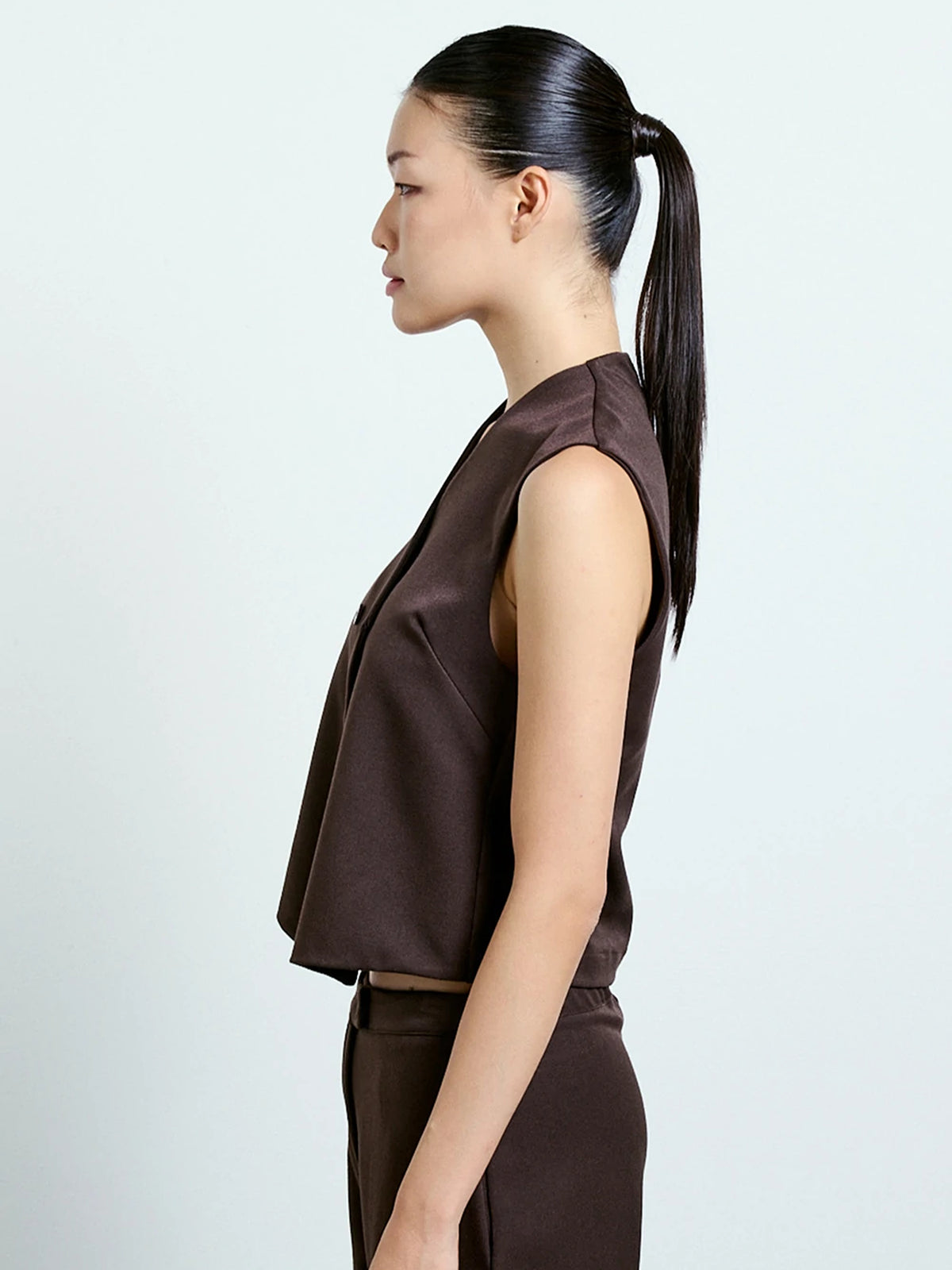 Asymmetric Tailored Vest