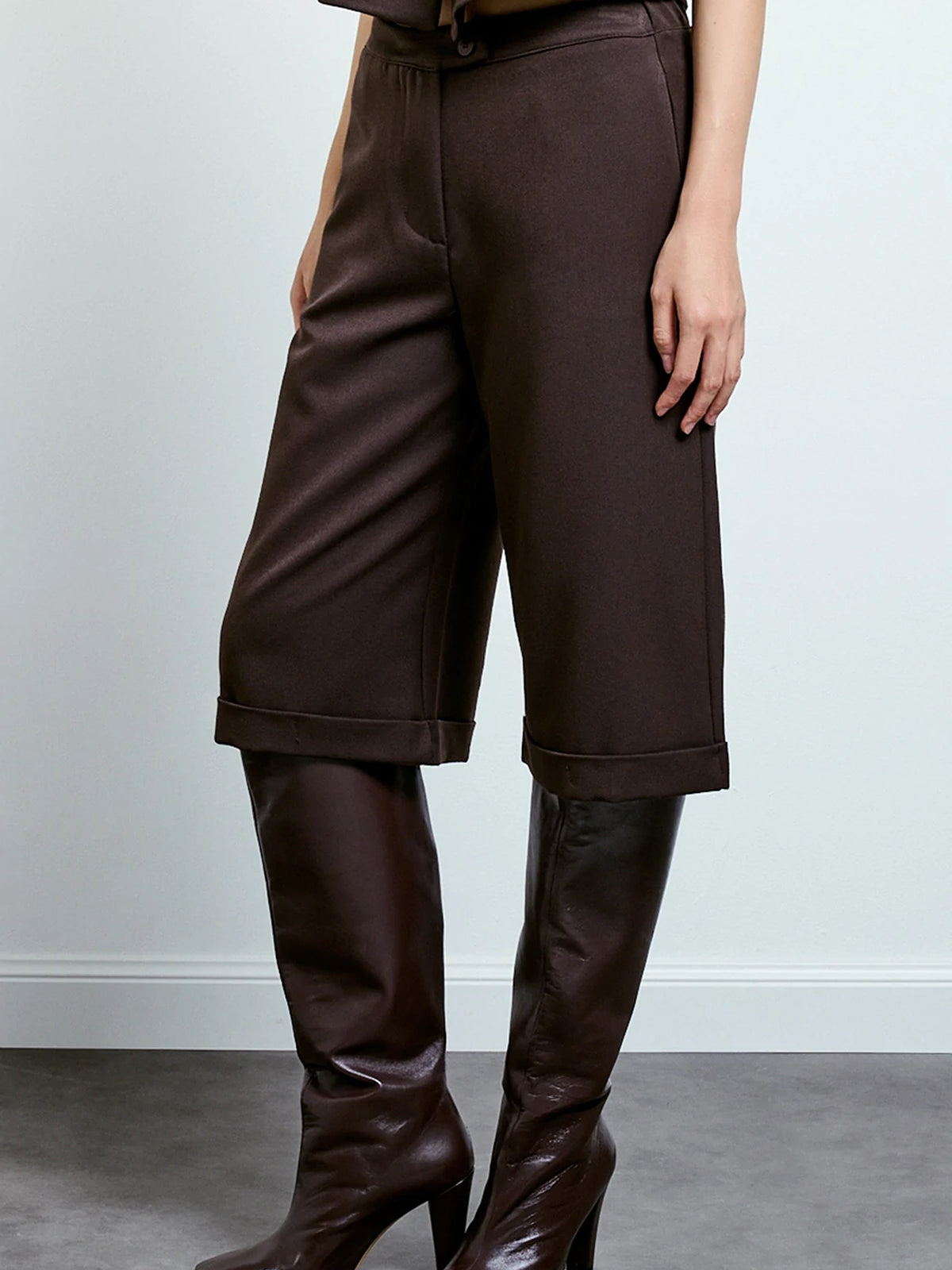 Cuffed Bermuda Shorts