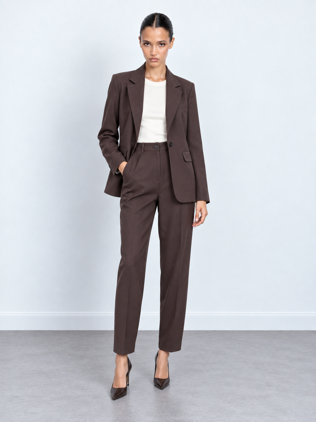 Single-Button Blazer