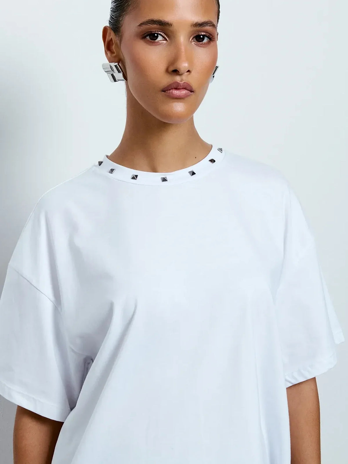Asymmetric Lace Tee