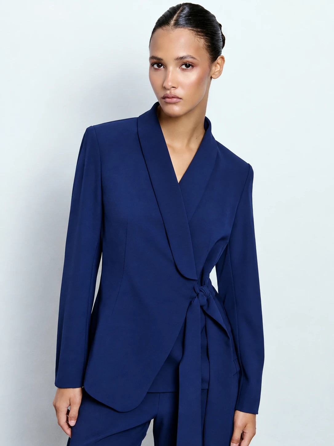 Belted Lapel Blazer